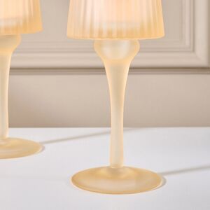 Стеклянный подсвечник-бокал Фосколо Амбра 19 см EDG (ЭДГ) фото 5