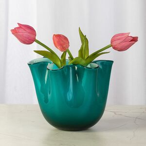 Декоративная ваза Алеберта 14 см бирюзовая EDG фото 2