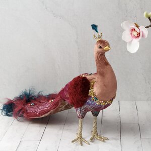 Декоративная фигура Императорская Пава Розабелла - Сады Альгамбры 52 см Noel Collection (Katherine’s Style) (Ноэль Коллекшн Кэтрин Стайл) фото 1