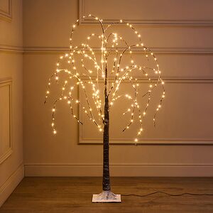 Светодиодное дерево Вальдетруда 120 см, 240 теплых белых LED ламп, таймер, IP44