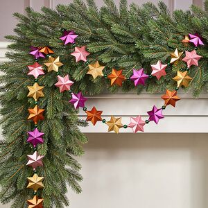 Бусы на елку Звездный Калейдоскоп 270 см, пластик