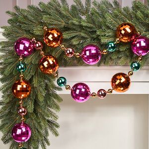 Бусы на елку Радужное Сияние 210 см, пластик