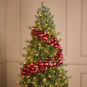 Гирлянда из елочных шаров Гранатовая Нить 180*17 см, пластик Winter Deco фото 2