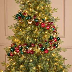 Гирлянда из елочных шаров Волшебные Самоцветы - Winter Gems 180*14 см, пластик