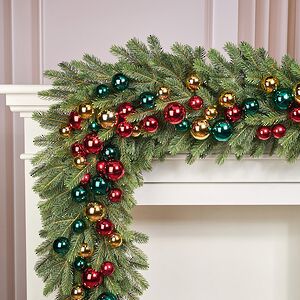 Гирлянда из елочных шаров Волшебные Самоцветы - Winter Gems 180*14 см, пластик