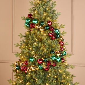 Гирлянда из елочных шаров Сказочные Самоцветы - Winter Gems 180*17 см, пластик