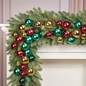 Гирлянда из елочных шаров Сказочные Самоцветы - Winter Gems 180*17 см, пластик