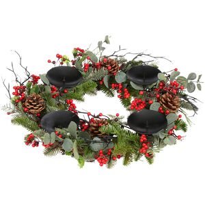 Декоративный подсвечник - венок Greenwood Forest 50 см Edelman фото 8