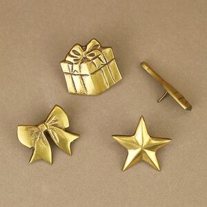 Набор украшений для свечей Golden Holiday 13 см, 4 шт Edelman фото 2