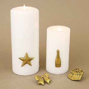 Набор украшений для свечей Golden Holiday 13 см, 4 шт Edelman фото 3