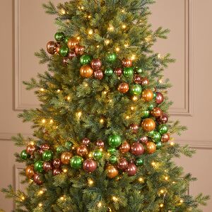 Гирлянда из елочных шаров Королевский Браслет - Winter Gems 180*14 см, пластик