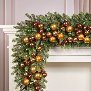 Гирлянда из елочных шаров Королевский Браслет - Winter Gems 180*14 см, пластик