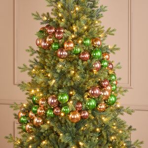 Гирлянда из елочных шаров Императорский Браслет - Winter Gems 180*17 см, пластик