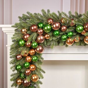 Гирлянда из елочных шаров Императорский Браслет - Winter Gems 180*17 см, пластик