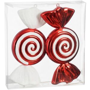 Елочные игрушки Candy - Эльфийские Конфеты 32 см, 2 шт, пластик Winter Deco фото 4
