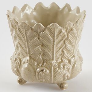 Декоративная ваза-кашпо Pianta Felice 13 см белая EDG фото 1