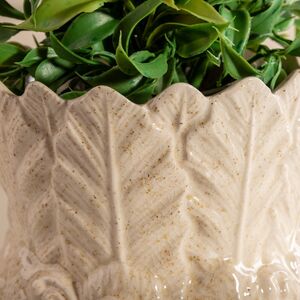 Декоративная ваза-кашпо Пианта Феличе 13 см белая EDG (ЭДГ) фото 2