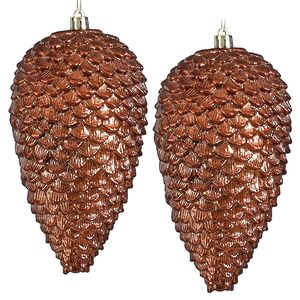 Елочные игрушки Шишка - Baston Royale 16*9 см, 4 шт, пластик Winter Deco фото 12