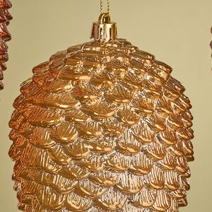 Елочные игрушки Шишка - Baston Royale 16*9 см, 4 шт, пластик Winter Deco фото 4