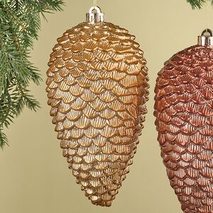 Елочная игрушка Шишка - Baston Royale 24*14 см, 2 шт, пластик Winter Deco фото 3