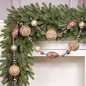 Бусы на елку Lannucci 270 см, пластик