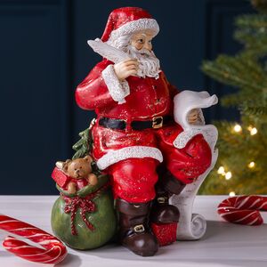 Новогодняя фигурка Санта Клаус со списком 18 см Edelman (Эдельман) фото 3