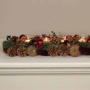 Подсвечник из шишек Рождественский Лес 54 см Edelman фото 2