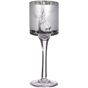 Декоративный подсвечник Адальюр 20 см серебряный Edelman фото 9