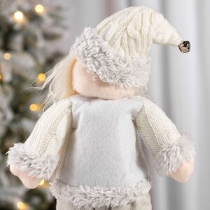 Новогодняя фигура Санта с бубенчиком 38 см Hogewoning фото 4