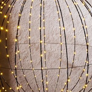 Подвесной светильник Шар Вэллар 60 см, 400 экстра теплых белых LED ламп, таймер, IP44 Edelman (Эдельман) фото 2