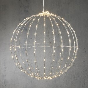 Подвесной светильник Шар Вэллар, теплых белых LED ламп, таймер, IP44