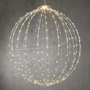 Подвесной светильник Шар Вэллар 60 см, 400 теплых белых LED ламп, таймер, IP44