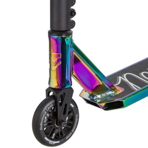 Трюковой самокат Novatrack Replay 110 Pro PL с Y-образным рулем, колеса 110 мм, неохром, до 100 кг Novatrack фото 2