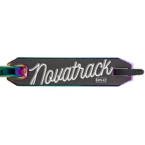 Трюковой самокат Novatrack Replay 110 Pro PL с Y-образным рулем, колеса 110 мм, неохром, до 100 кг Novatrack фото 6