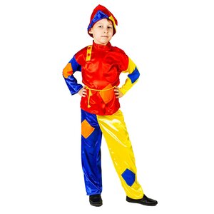 Карнавальный костюм Скоморох, рост 104-116 см Бока С фото 1