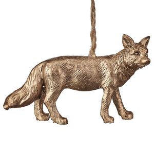 Елочная игрушка Золотой Лес - Лиса 10 см, подвеска