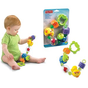 Подвеска для коляски "Крутящиеся животные", Fisher price Fisher Price фото 1
