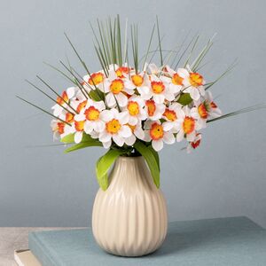 Искусственный букет Нарциссы: Bianco Puesto 21 см Edelman фото 1