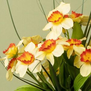 Искусственный букет Нарциссы: Arancia Puesto 21 см Edelman фото 4