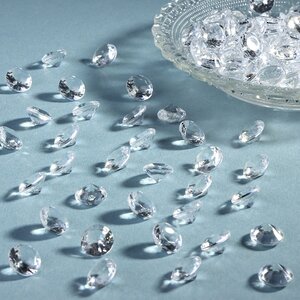 Декоративные кристаллы Бриллианты Carus 12 мм, 100 г Edelman фото 1