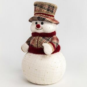 Новогодняя фигура Снеговик Бебингтон 38 см Winter Deco фото 9