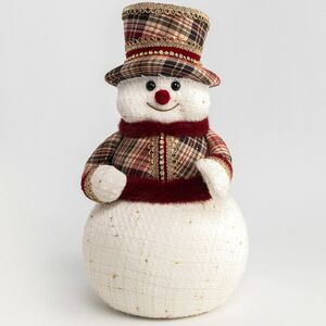 Новогодняя фигура Снеговик Бебингтон 38 см Winter Deco фото 8