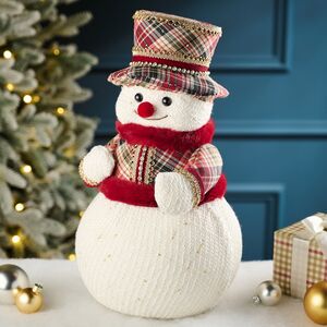 Новогодняя фигура Снеговик Бебингтон 38 см Winter Deco фото 3