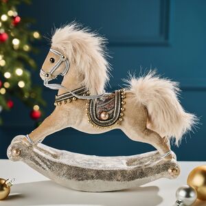 Декоративная фигурка Лошадка-качалка Селеста 29 см