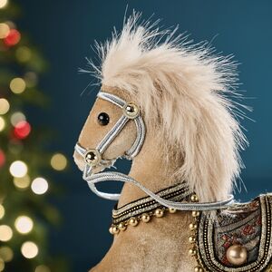 Декоративная фигурка Лошадка-качалка Селеста 29 см Winter Deco фото 2