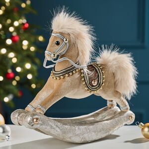 Декоративная фигурка Лошадка-качалка Селеста 29 см Winter Deco фото 4