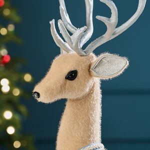 Декоративная фигура Олень Дунбар - Silver Horns 30 см Winter Deco фото 2