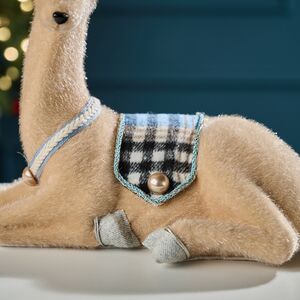 Декоративная фигура Олень Дунбар - Silver Horns 30 см Winter Deco фото 4