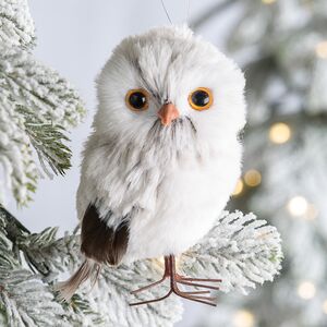 Елочная игрушка Сова Летиция из леса Уолден 11 см