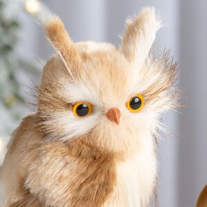 Декоративная фигурка Сова Франческа - Лес Броулин 15 см Winter Deco фото 2